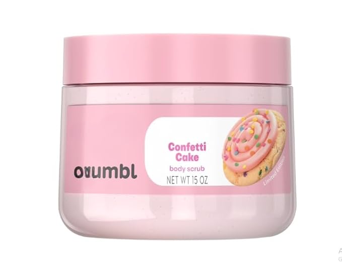 Exfoliante corporal Dove Crumbl, pastel de migas de fresa, 15 oz