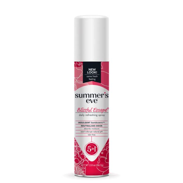 Summer's Eve Desodorante femenino en aerosol ambientador, Blissful Escape 2 onzas