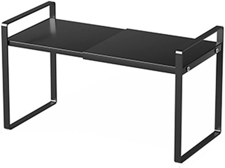 Organizador de estante expandible para gabinete, estante de almacenamiento ajustable