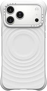 CASETiFY Ripple Funda para iPhone 17 Pro Max [Tacto suave/Ligera/Compatible con MagSafe] - Blanca