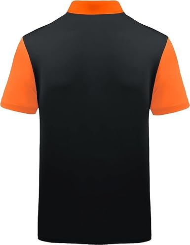 ZITY Camisa de golf para hombre, de manga corta, atlética, casual