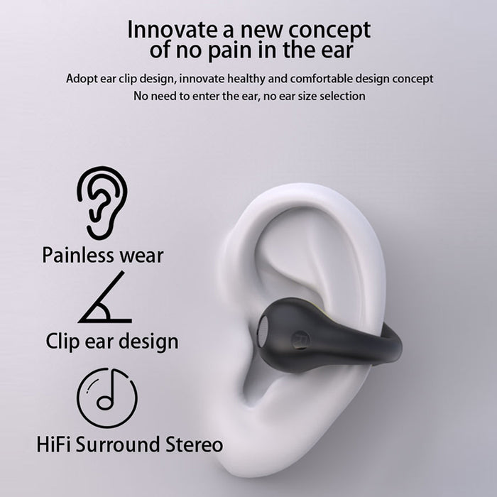Clip en Auriculares Bluetooth YYK-Q71, Diseñados Específicamente para la Ejecución No Oreja