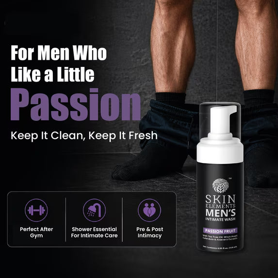 Skin Elements Gel íntimo para hombres con maracuyá (120 ml)