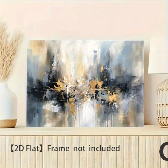 Pintura en lienzo con imagen HD plana 2D, lienzo sin marco