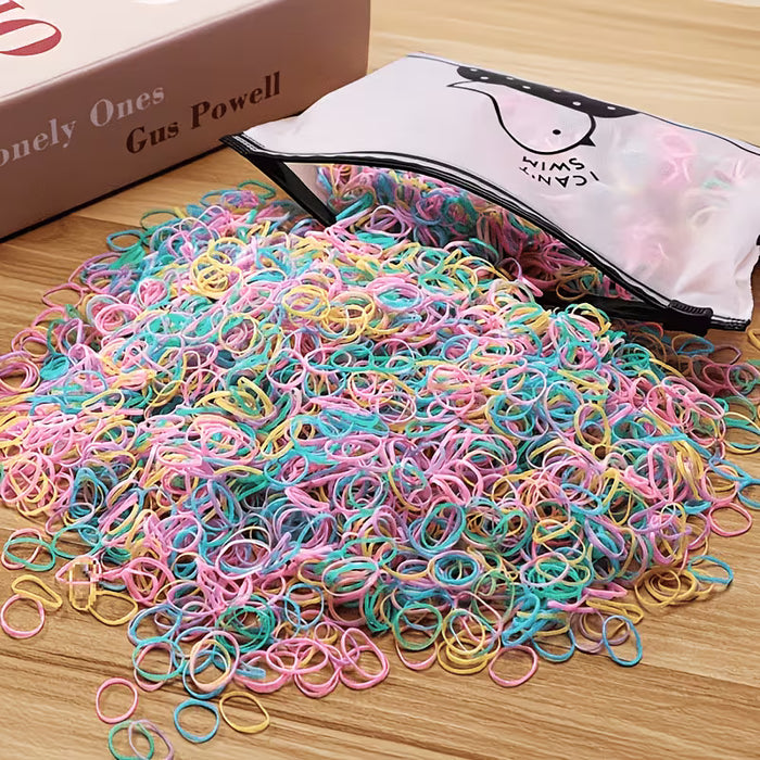 200 Cintas de Goma Desechables Coloridas
