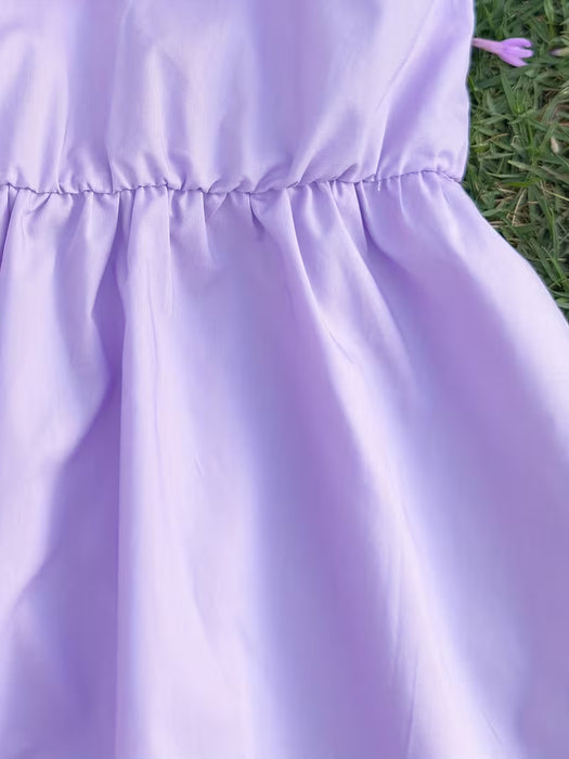Vestido sin tirantes con cuello de tirante halter para niña, bonito y elegante