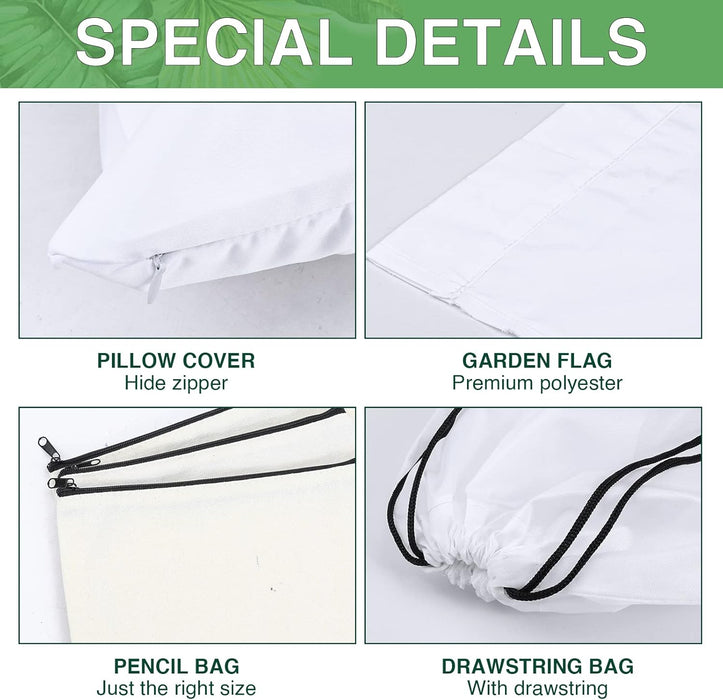 44 piezas de productos en blanco de sublimación, espacios en blanco de sublimación a granel - Quierox - Tienda Online