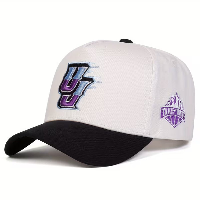 SHEIN 1 Gorra de béisbol para hombre con la letra U ajustable para exteriores