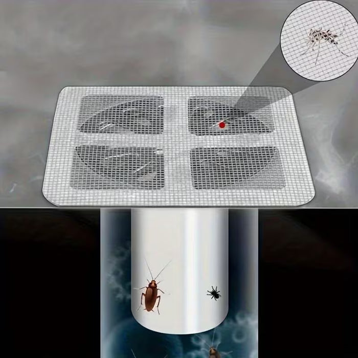12 piezas de cubierta de desagüe de piso flexible