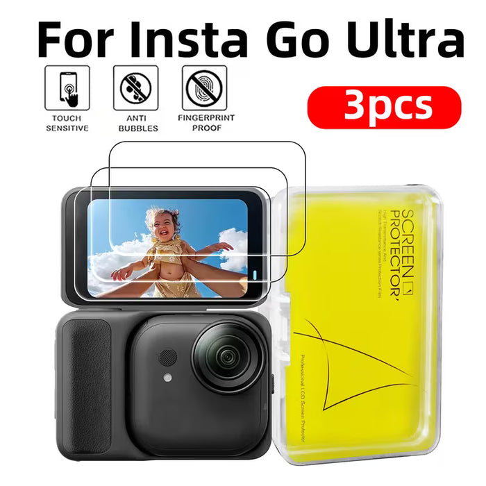 Para el Insta360 GO Ultra, un paquete de 3 protectores de pantalla