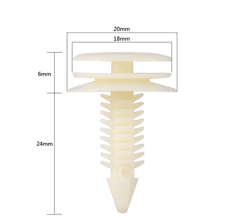 45 clips de sujeción para panel de moldura de puerta delantera de coche - Quierox - Tienda Online