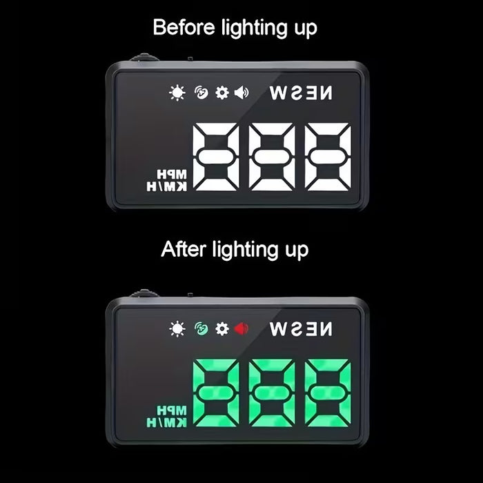 1pc, Pantalla de Visualización para Coches, Velocímetro MPH, Pantalla de Velocímetro para Coche