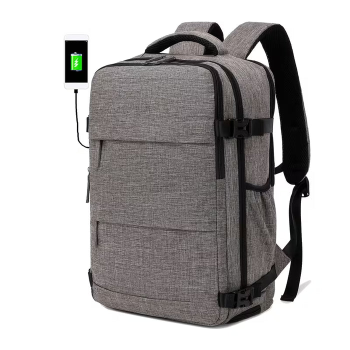 Mochila de Viaje de Negocios Compatible para Trabajo, Avión, Tren, Viaje Diario, Espaciosa