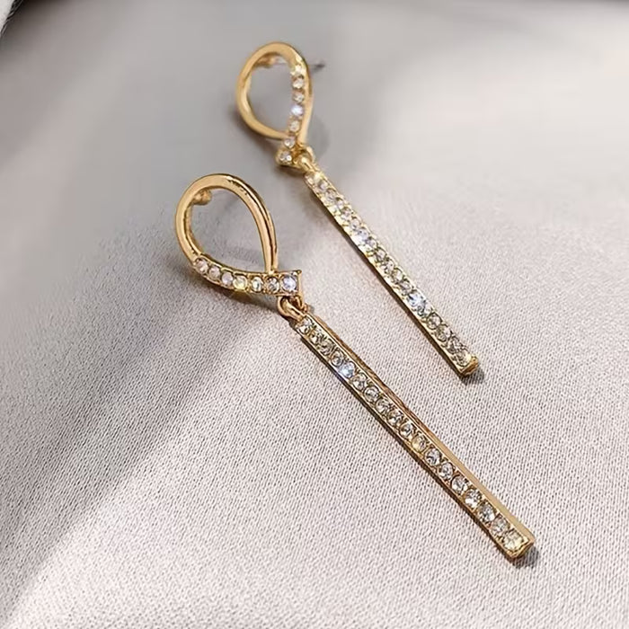 Pendientes Largos Retro de Alta Gama, Tendencia, para Mujer