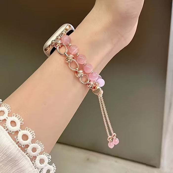 1pc Correa de Reloj con Cuentas para Mujer de 38/40/41mm