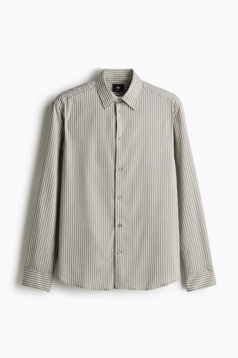 H&M Camisa de corte holgado a rayas