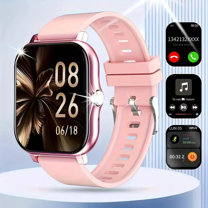 Reloj Inteligente Multifunción, para Mujer, Compatible con Llamadas Inalámbricas