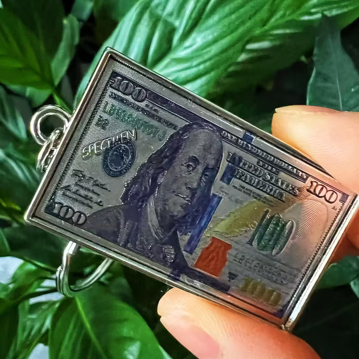 1pc Mini Llavero Réplica de Dólar, Llavero de Divisa Divertido y Genial, Accesorio para Llaves de Bolso