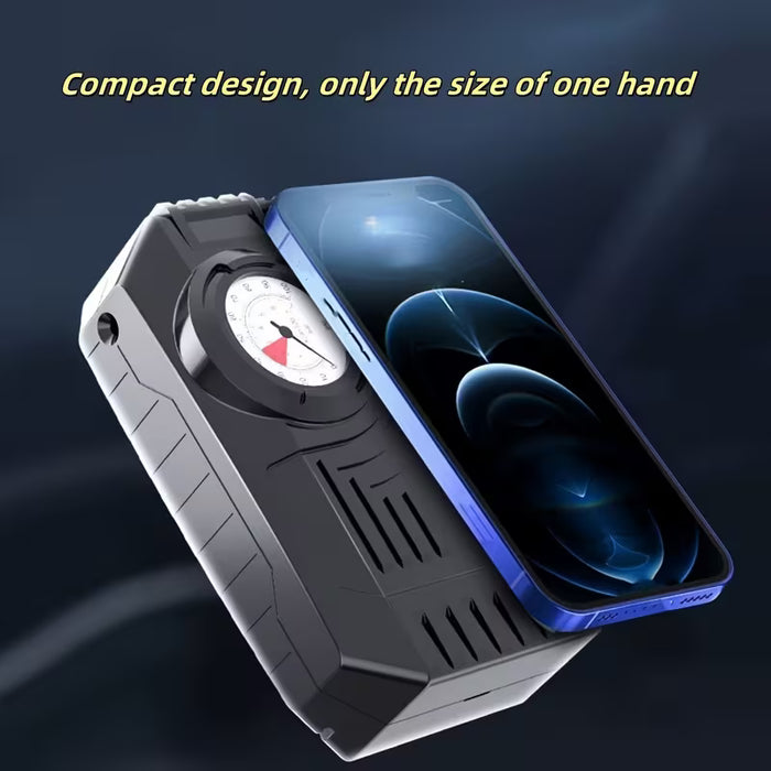 Inflador de Neumáticos para Coche Micro DC12V ABS, Bomba de Aire Montada en el Coche