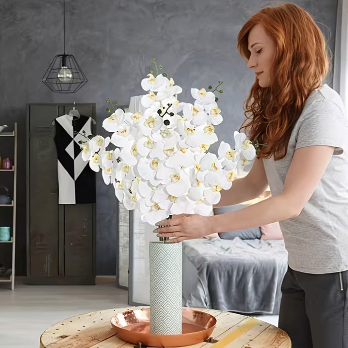 1 PIEZA Multi-Táctil de Orquídeas Artificiales Impresas en 3D