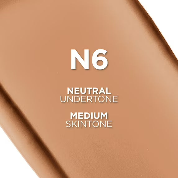 Base de maquillaje en crema True Match de L'Oréal Paris, tono N6 Neutral Medium