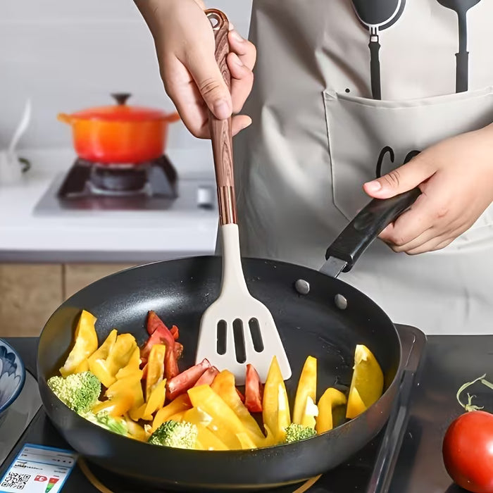 Utensilios de Cocina de Silicona, 1 Espátula Antiadherente, Resistente al Calor