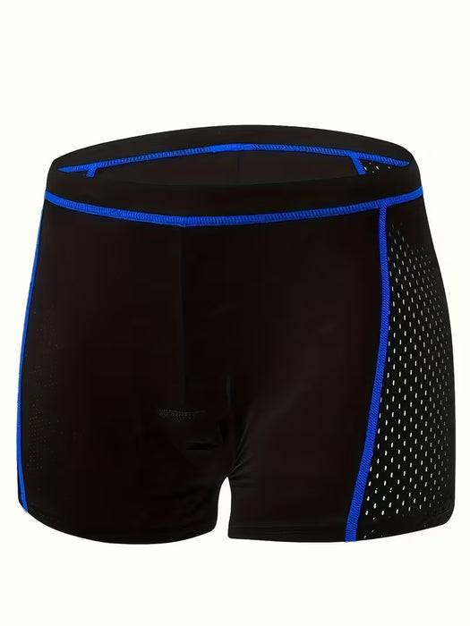 Ropa Interior de Ciclismo para Hombres con Cojín de Silicona Absorbente de Impactos