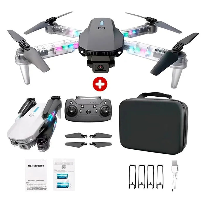 Drone E88d Max Profesional Plegable Con Cámara Dual Hd Wifi