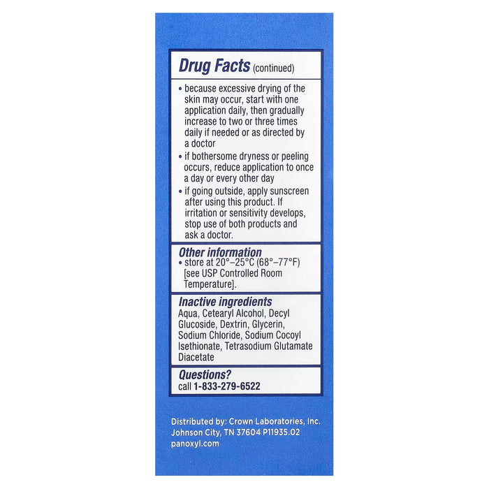 PanOxyl, barra para el tratamiento del acné, para rostro y cuerpo