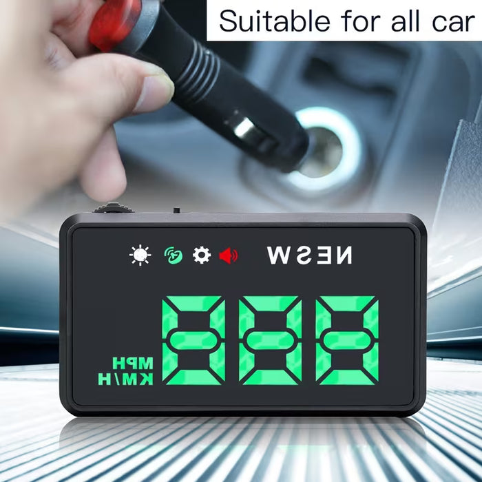 1pc, Pantalla de Visualización para Coches, Velocímetro MPH, Pantalla de Velocímetro para Coche
