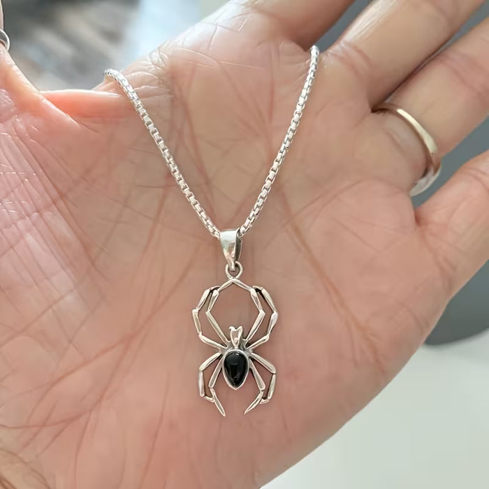 1 Collar con Colgante de araña para Mujer, Zirconia Sintética
