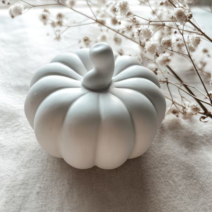 1pc Molde de silicona para calabaza con mango curvo para decoración de Halloween