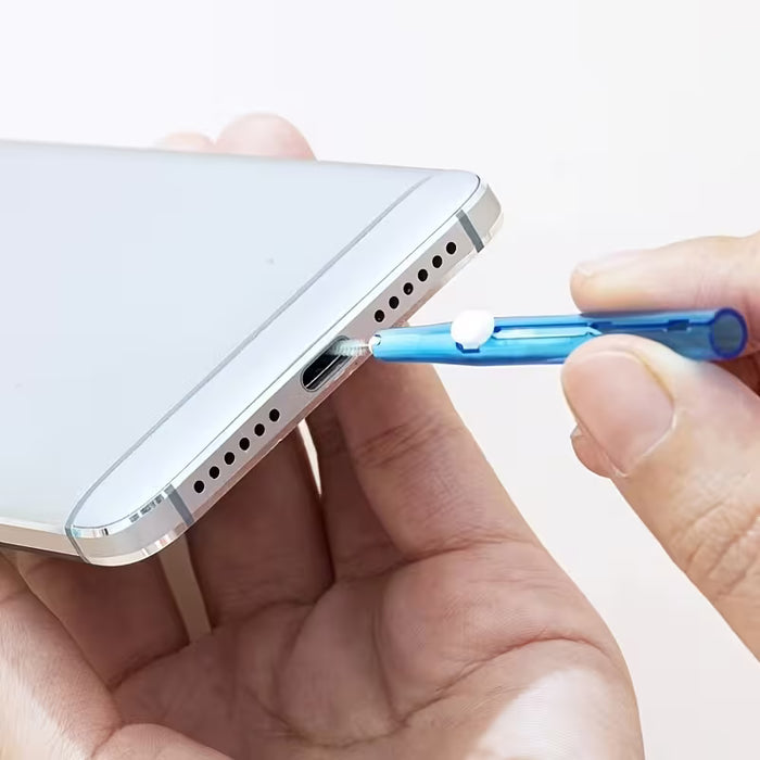 Set de 20 herramientas de limpieza retráctiles para teléfonos móviles