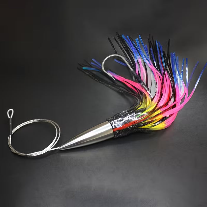 Señuelos de pulpo aparejados Viketech de acero inoxidable para pesca