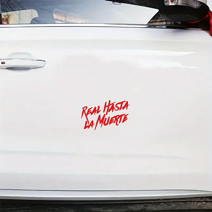 Calcomanía de Emblema de Anuel AA Resistente al Desvanecimiento Adhesivo Fuerte