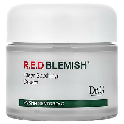 Dr. G, RED Blemish®, Crema calmante transparente, para piel sensible, 70 ml