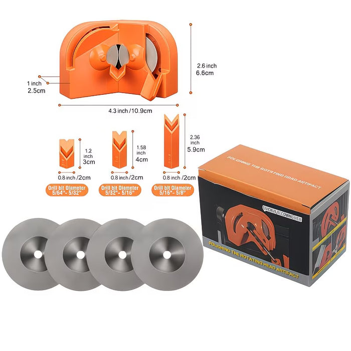 Afilador de brocas multifuncional apto para todas las brocas