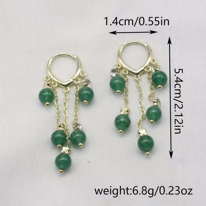 Pendientes de Borla para Mujer, Joyería Colgante para Regalo de Aniversario, Fiesta de Bodas