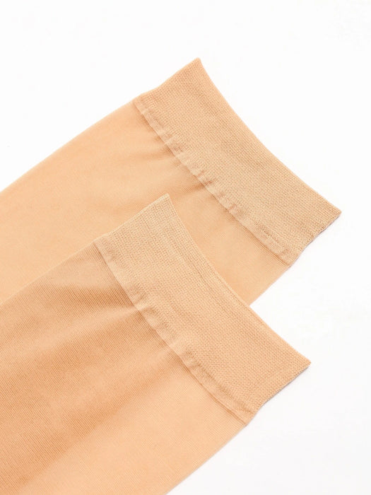 4 pares calcetines sobre pantorrilla unicolor