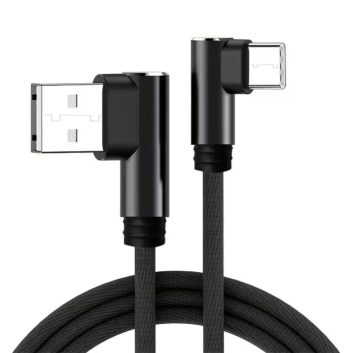 Cable USB Tipo C de Carga Rápida Plano, Acabado Mate