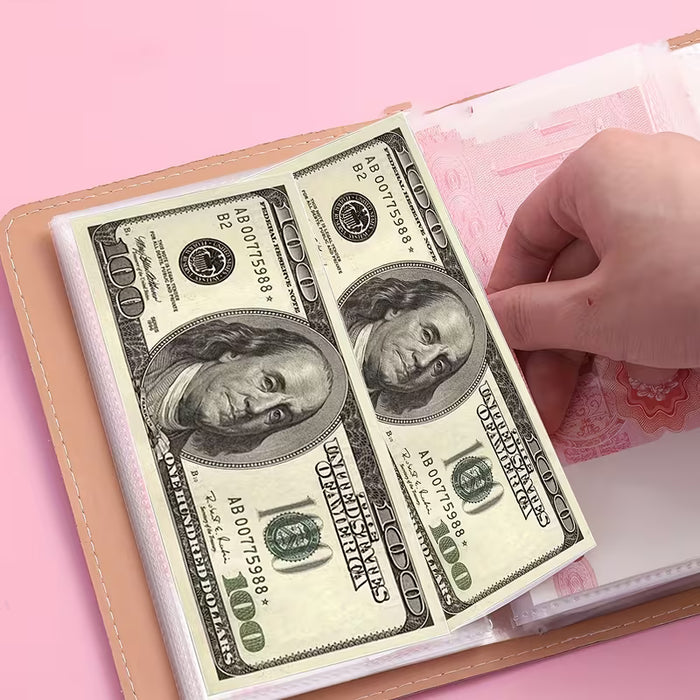 Cuaderno de Almacenamiento de Billetes con Capacidad para 100 Notas