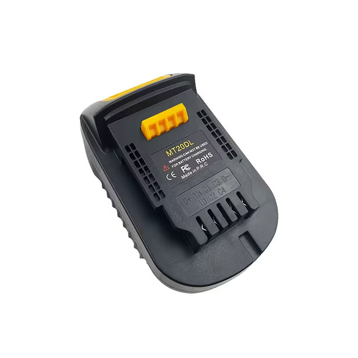 Adaptador de Batería MT20DL de 18V a 20V - Compatible con la Serie de Baterías de Iones de Litio Makita