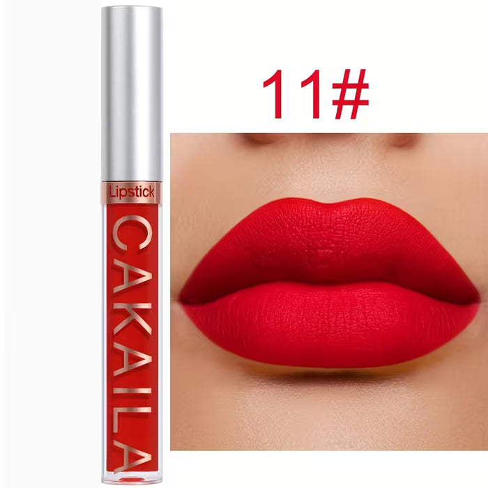 SHEIN CAKAILA - Barra de labios orgánica mate no adherente en vaso