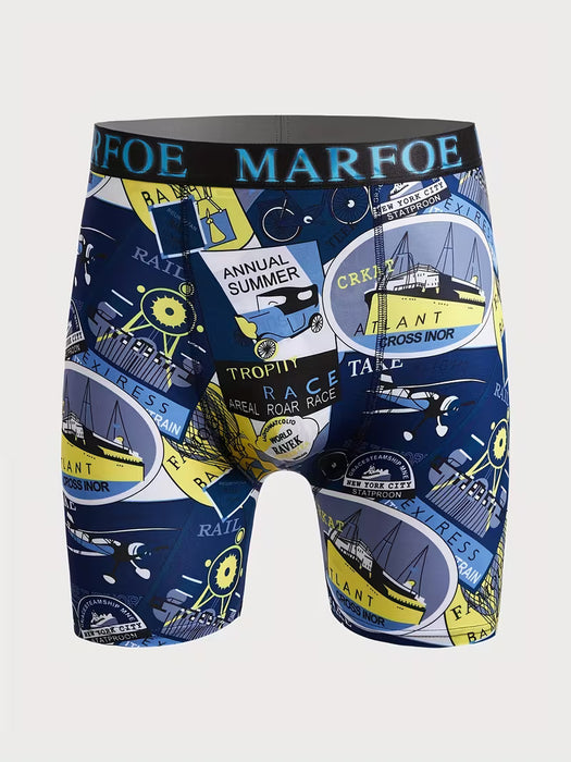 SHEIN 5 pzas calzoncillos De Moda Para Hombres, Bañadores Para Playa Piscina