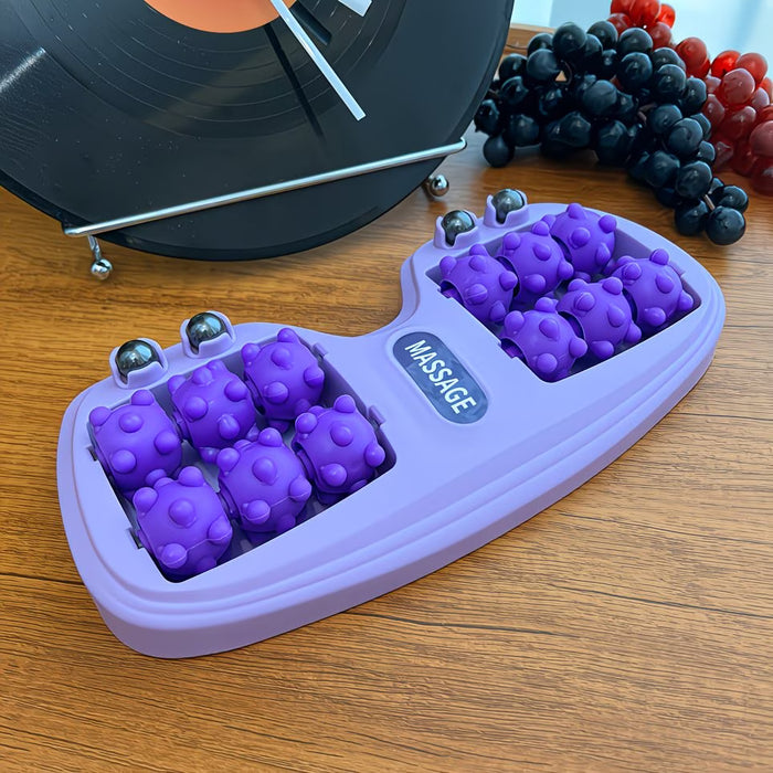 Masajeador de pies con rodillos de cuatro filas - para masaje de reflexología plantar