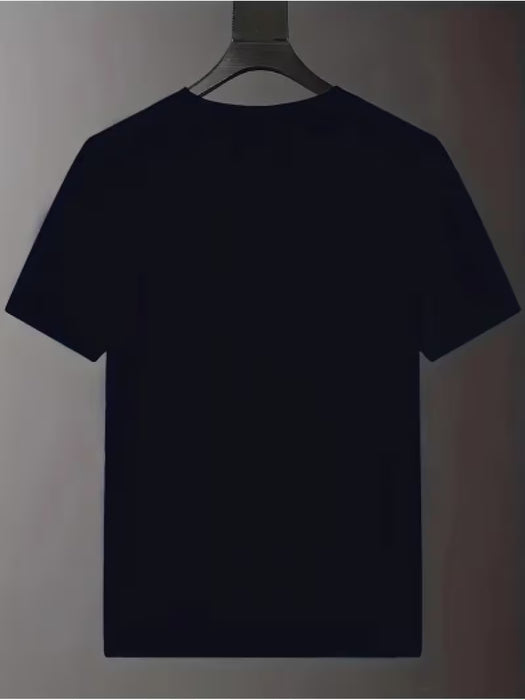 Camiseta HEY para hombre con logo pequeño en el pecho - Corte holgado, manga corta