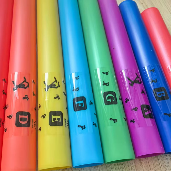 Conjunto de Tubos Sonoros Musicales, Juego de 8 Piezas de Instrumentos de Percusión