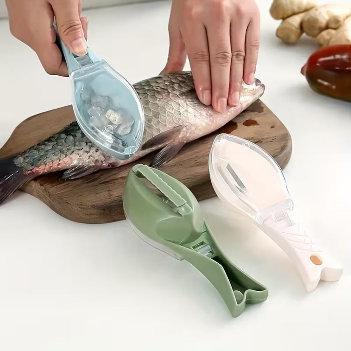 1 pza., Ralladores de escamas de pescado color aleatorio