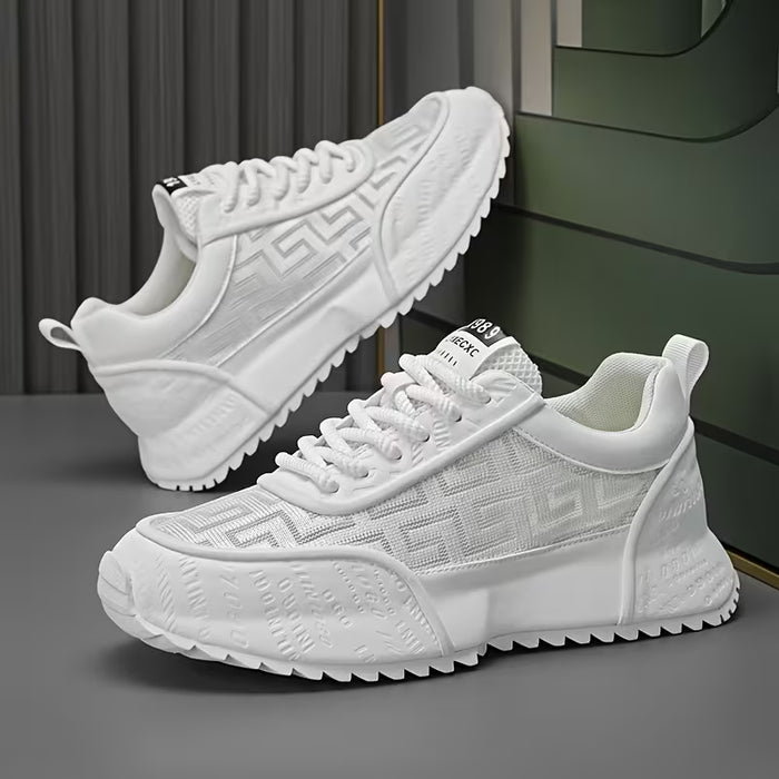 Zapatos de Verano para Hombre de Caña Baja y Suela Gruesa, Transpirables y Modernos