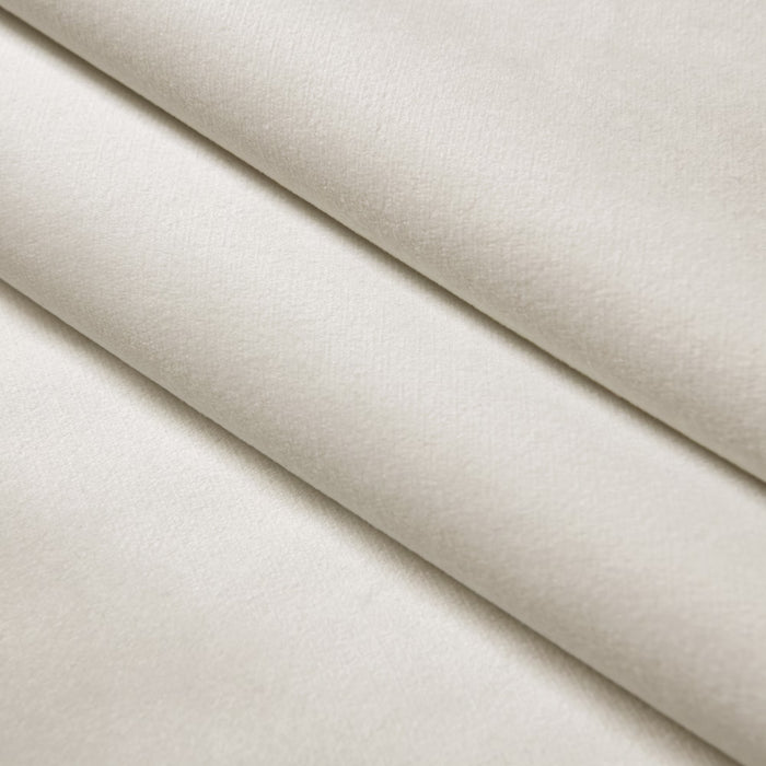 SUN+BLK Juego de cortinas de terciopelo 100% opacas en color Moonbean, juego de 2 paneles 52" x 84"